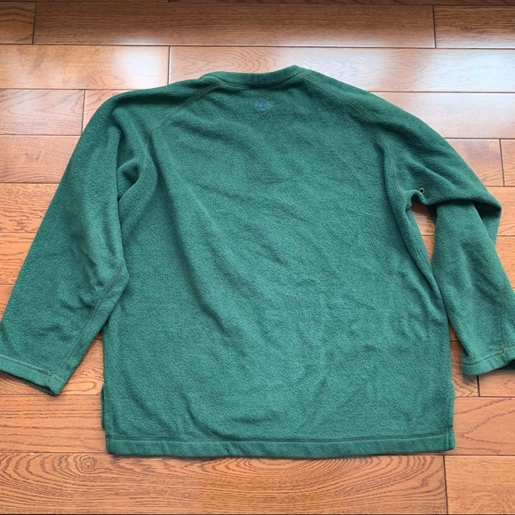 Vintage green fleece Timberland sweater size s-USA made - Picture 2 of 8